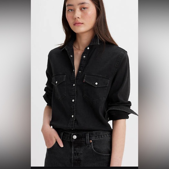 Levi's Tops - Levi's Women’s Essential Western Fitted Denim Shirt